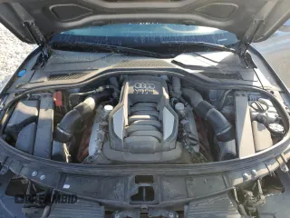 2012 Audi A8 with VIN WAURVAFD4CN023004, listed as a Copart auction lot 50181715 with 121,590 mi miles and Salvage title. Bid and sale history available at DreamBid. Image 12.