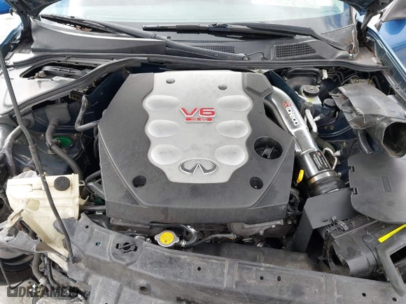 2006 Infiniti G35 Coupe with VIN JNKCV54E46M714831, listed as a IAAI auction lot 41895744 with 247,304 mi miles. Bid and sale history available at carsss.com. Image 10.