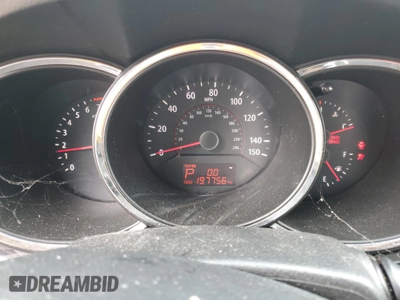 2011 Kia Sorento LX with VIN 5XYKTDA29BG108668, listed as a Copart auction lot 48973155 with 197,756 mi miles and Clean Title. Bid and sale history available at carsss.com. Image 9.