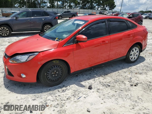 2012 Ford Focus SE with VIN 1FAHP3F23CL340891, listed as a Copart auction lot 61818875 with 181,246 mi miles and Salvage title. Bid and sale history available at DreamBid. Image 1.