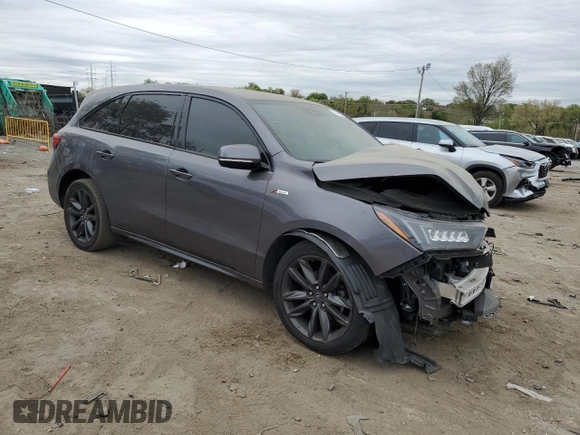 2020 Acura MDX Technology с VIN 5J8YD4H00LL029179, выставлен на аукционе Copart как лот 53843785 с пробегом 95 836 миль миль и Списание • Salvage title. История ставок и продаж доступна на DreamBid. Изображение 4.