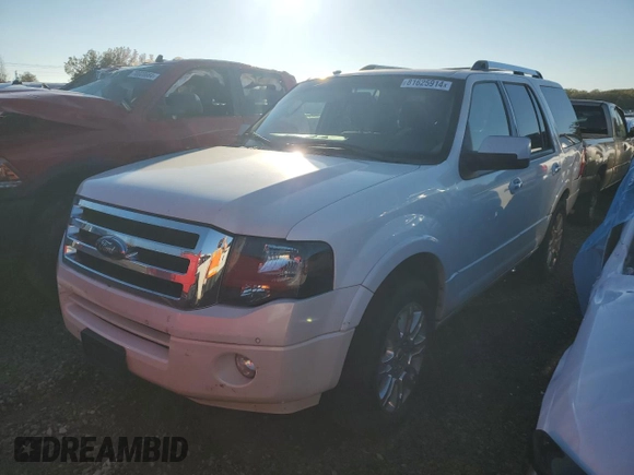 2014 Ford Expedition Limited с VIN 1FMJU1K57EEF06468, выставлен на аукционе Copart как лот 81625914 с пробегом 130 914 миль миль и Списание • Salvage title. История ставок и продаж доступна на DreamBid. Изображение 1.