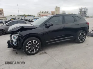 2024 Chevrolet Blazer RS z VIN 3GNKBERS4RS131210, wystawiony jako Copart lot #52768305 z przebiegiem 15 156 mil mil oraz Szkoda całkowita • Salvage title. Historia ofert i sprzedaży dostępna na DreamBid. Obrazek 1.