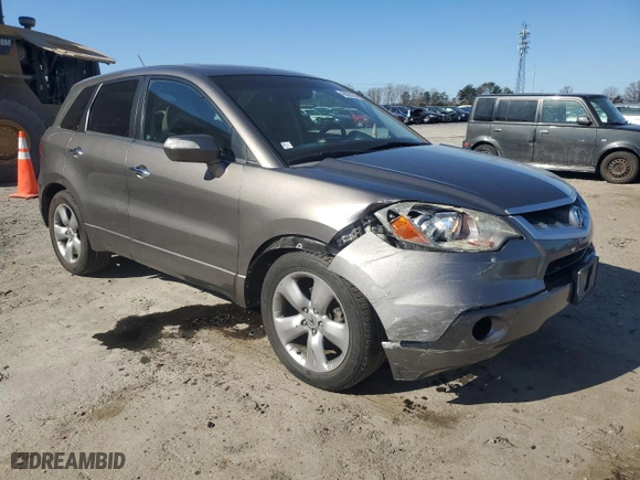 2008 Acura RDX Tech Pkg with VIN 5J8TB18578A012019, listed as a Copart auction lot 48588655 with 188,211 mi miles and Salvage Title. Bid and sale history available at carsss.com. Image 4.
