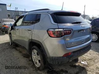 2022 Jeep Compass Latitude with VIN 3C4NJDBB7NT209884, listed as a Copart auction lot 50119865 with Not Provided miles and Salvage Title. Bid and sale history available at DreamBid. Image 2.
