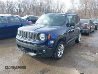 2018 Jeep Renegade Latitude with VIN ZACCJBBB8JPH52142, listed as a IAAI auction lot 41738035 with 91,443 mi miles and . Bid and sale history available at carsss.com. Image 17.