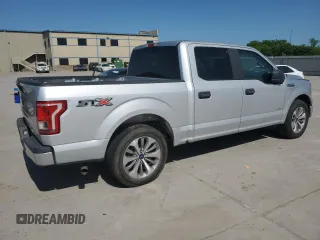 2017 Ford F-150 XL with VIN 1FTEW1CP6HKC53097, listed as a Copart auction lot 52877645 with 185,043 mi miles and Clean Title. Bid and sale history available at DreamBid. Image 3.