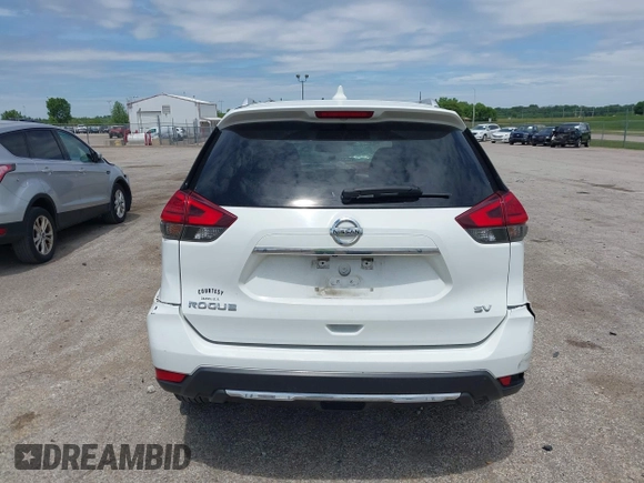 2017 Nissan Rogue SV with VIN KNMAT2MTXHP550384, listed as a IAAI auction lot 42364687 with 158,243 mi miles and . Bid and sale history available at DreamBid. Image 15.