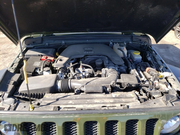 2021 Jeep Wrangler Sport S with VIN 1C4HJXAG0MW577361, listed as a Copart auction lot 75499554 with 39,529 mi miles and Salvage Title. Bid and sale history available at DreamBid. Image 11.