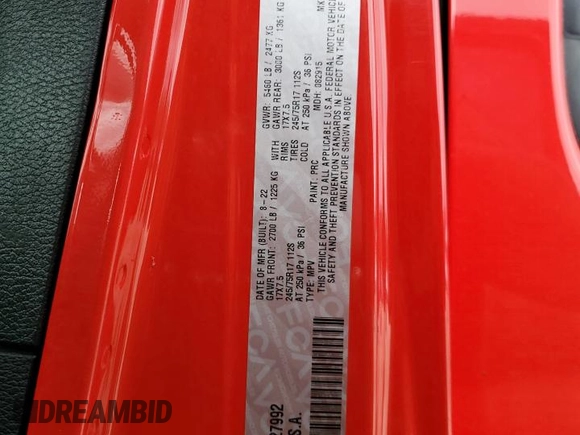 2023 Jeep Wrangler Sport with VIN 1C4HJXDG5PW527992, listed as a Copart auction lot 73312234 with 32,686 mi miles and Salvage Title. Bid and sale history available at DreamBid. Image 14.
