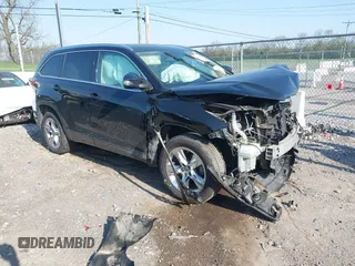 2014 Toyota Highlander Limited with VIN 5TDYKRFH0ES021403, listed as a IAAI auction lot 41997406 with 139,437 mi miles and . Bid and sale history available at DreamBid. Image 1.