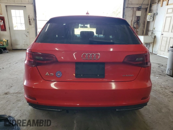 2016 Audi A3 e-tron Premium Plus with VIN WAUTPBFF6GA068479, listed as a Copart auction lot 48566515 with 151,670 mi miles and Non Repairable. Bid and sale history available at DreamBid. Image 6.