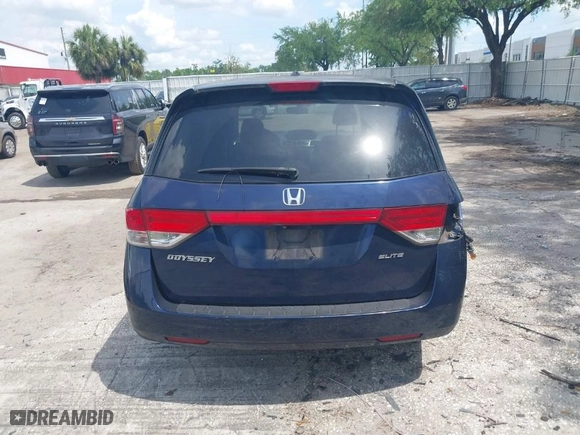 2015 Honda Odyssey Touring Elite with VIN 5FNRL5H96FB039538, listed as a IAAI auction lot 41877882 with 136,007 mi miles. Bid and sale history available at carsss.com. Image 16.