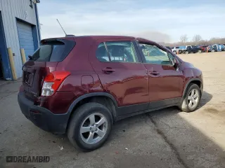 2016 Chevrolet Trax LS with VIN 3GNCJNSBXGL129843, listed as a Copart auction lot 48685205 with 58,055 mi miles and Clean Title. Bid and sale history available at carsss.com. Image 3.