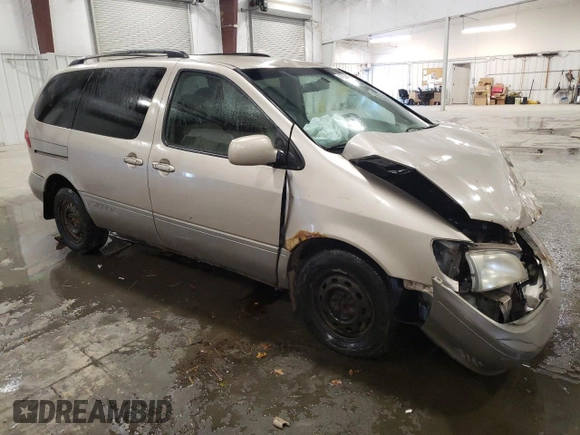 2003 Toyota Sienna LE with VIN 4T3ZF13C63U554693, listed as a Copart auction lot 47836475 with 288,512 mi miles and Salvage Title. Bid and sale history available at carsss.com. Image 4.
