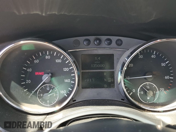 2006 Mercedes-Benz R 3.5L with VIN 4JGCB65EX6A023802, listed as a Copart auction lot 71640774 with 135,000 mi miles and Clean Title. Bid and sale history available at DreamBid. Image 9.