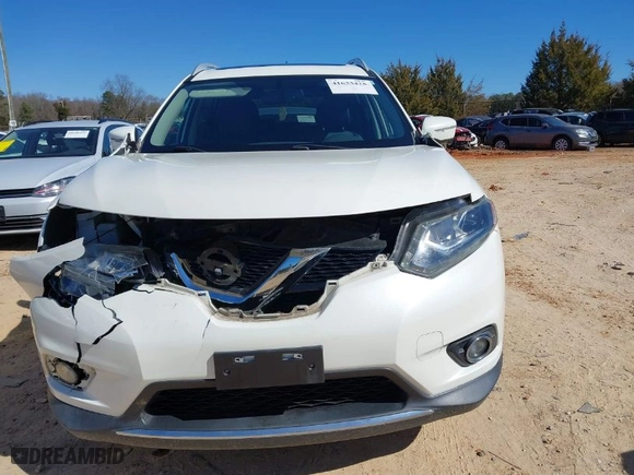 2016 Nissan Rogue SV with VIN 5N1AT2MV0GC770510, listed as a IAAI auction lot 41633428 with 81324 miles. Bid and sale history available at carsss.com. Image 12.