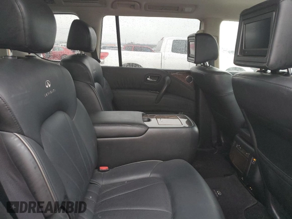 2011 Infiniti QX56 7-passenger with VIN JN8AZ2NE7B9006116, listed as a Copart auction lot 83417134 with 136,200 mi miles and Clean Title. Bid and sale history available at carsss.com. Image 11.