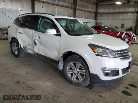 2015 Chevrolet Traverse LT with VIN 1GNKVHKD3FJ266597, listed as a Copart auction lot 58767925 with 125,001 mi miles and Salvage title. Bid and sale history available at DreamBid. Image 4.