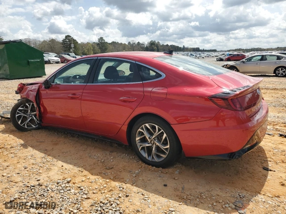 2020 Hyundai Sonata SEL with VIN 5NPEF4JA7LH052817, listed as a Copart auction lot 47999855 with 0 mi miles and Salvage Title. Bid and sale history available at carsss.com. Image 2.