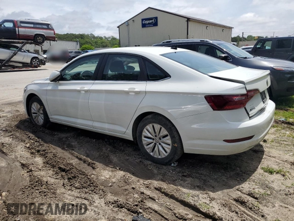 2020 Volkswagen Jetta S with VIN 3VWC57BU6LM104546, listed as a Copart auction lot 58705715 with 76,696 mi miles and Salvage title. Bid and sale history available at DreamBid. Image 2.