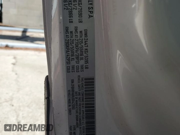 2020 Ram ProMaster City Cargo Tradesman with VIN ZFBHRFAB1L6R42090, listed as a Copart auction lot 52946695 with 38,655 mi miles and Clean title. Bid and sale history available at DreamBid. Image 13.