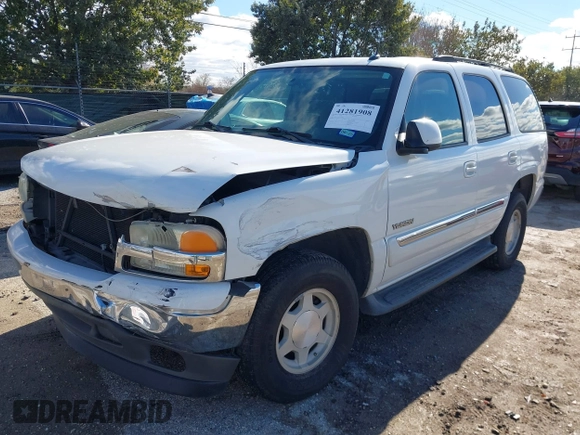 2005 GMC Yukon SLT with VIN 1GKEC13VX5J133090, listed as a IAAI auction lot 41281908 with 108,598 mi miles. Bid and sale history available at carsss.com. Image 2.
