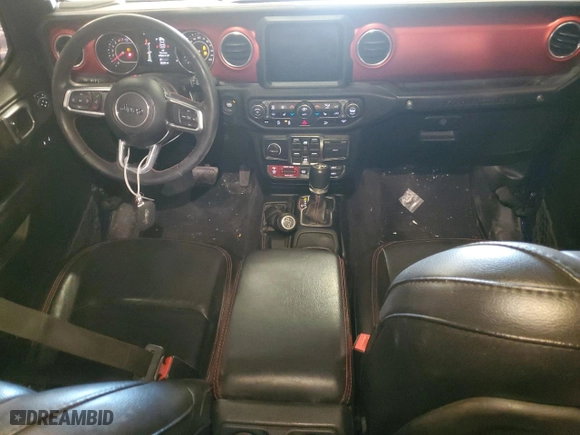 2020 Jeep Wrangler Unlimited Rubicon with VIN 1C4HJXFN8LW128791, listed as a Copart auction lot 41726915 with 88,288 mi miles and Salvage Title. Bid and sale history available at carsss.com. Image 8.
