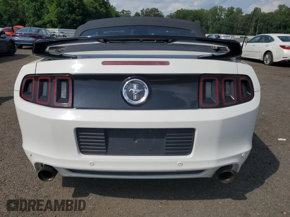 2013 Ford Mustang V6 with VIN 1ZVBP8EM2D5248092, listed as a Copart auction lot 62529765 with 107,771 mi miles and Salvage title. Bid and sale history available at DreamBid. Image 6.