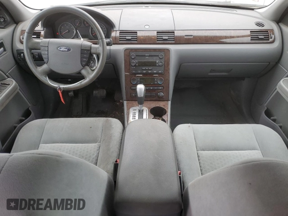 2005 Ford Five Hundred SEL with VIN 1FAHP24185G205163, listed as a Copart auction lot 44597855 with 195,566 mi miles and Salvage Title. Bid and sale history available at carsss.com. Image 8.