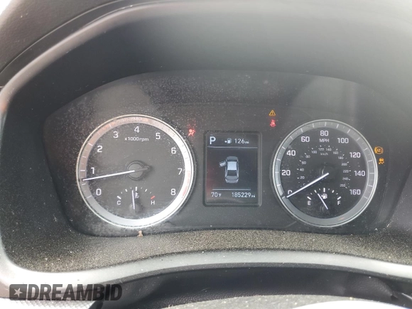 2018 Hyundai Sonata SE z VIN 5NPE24AF9JH620845, wystawiony jako Copart lot #55620115 z przebiegiem 185 229 mil mil oraz Szkoda całkowita • Salvage title. Historia ofert i sprzedaży dostępna na DreamBid. Obrazek 9.
