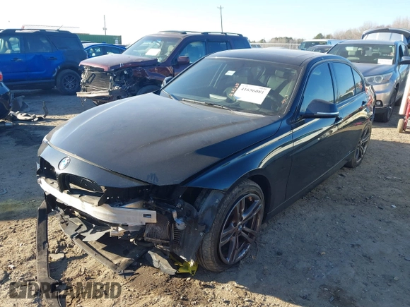 2015 BMW 3 Series 328i with VIN WBA3A5C53FF609908, listed as a IAAI auction lot 41656081 with 79,438 mi miles. Bid and sale history available at carsss.com. Image 23.