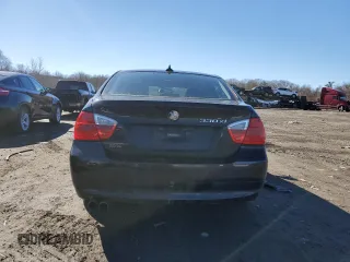 2006 BMW 3 Series 330xi with VIN WBAVD33556KV63980, listed as a Copart auction lot 46863195 with 207,042 mi miles and Clean Title. Bid and sale history available at carsss.com. Image 6.