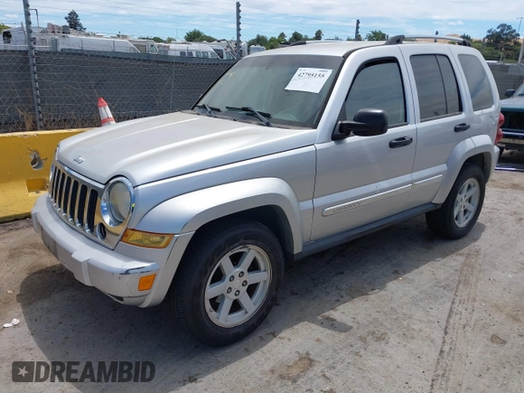 2006 Jeep Liberty Limited with VIN 1J4GK58KX6W221472, listed as a IAAI auction lot 42795155 with 186,972 mi miles and . Bid and sale history available at DreamBid. Image 2.
