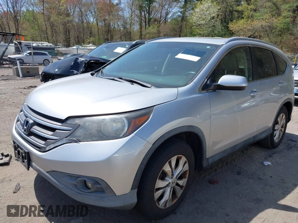 2012 Honda CR-V EX-L with VIN JHLRM4H75CC008752, listed as a IAAI auction lot 42150995 with 159,313 mi miles. Bid and sale history available at carsss.com. Image 2.
