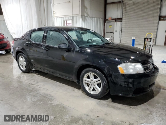 2012 Dodge Avenger SXT with VIN 1C3CDZCB2CN219430, listed as a Copart auction lot 53958865 with 99,106 mi miles and Salvage Title. Bid and sale history available at DreamBid. Image 4.