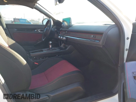 2024 Honda Civic Si with VIN 2HGFE1E51RH470618, listed as a IAAI auction lot 41756006 with 15,056 mi miles and . Bid and sale history available at DreamBid. Image 5.