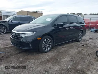 2023 Honda Odyssey EX-L with VIN 5FNRL6H61PB001874, listed as a IAAI auction lot 41405231 with 27,615 mi miles. Bid and sale history available at carsss.com. Image 17.
