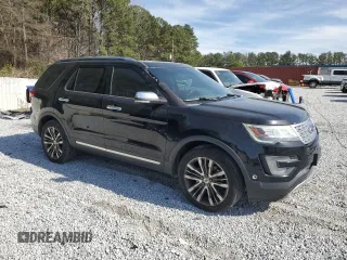 2016 Ford Explorer Platinum with VIN 1FM5K8HT5GGD27746, listed as a Copart auction lot 49656835 with 191,774 mi miles and Salvage Title. Bid and sale history available at DreamBid. Image 4.