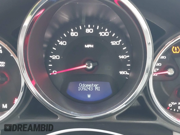 2013 Cadillac CTS Performance with VIN 1G6DJ5E32D0175793, listed as a IAAI auction lot 41885572 with 109,243 mi miles and . Bid and sale history available at DreamBid. Image 7.