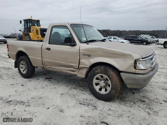 1995 Ford Ranger Splash with VIN 1FTCR10A7STA52907, listed as a Copart auction lot 45774835 with 186,751 mi miles and Salvage Title. Bid and sale history available at carsss.com. Image 4.