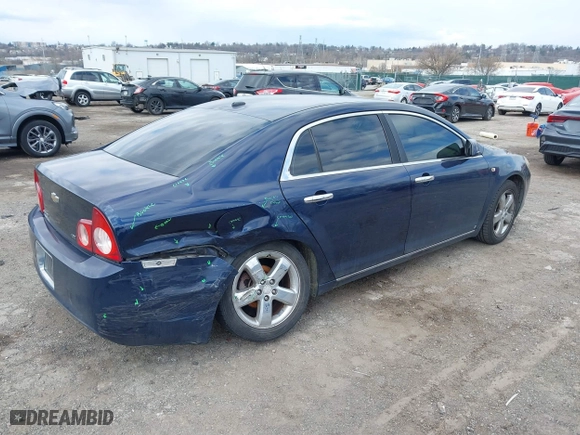 2008 Chevrolet Malibu LTZ with VIN 1G1ZK57B68F265822, listed as a IAAI auction lot 41893329 with 77,447 mi miles. Bid and sale history available at carsss.com. Image 4.