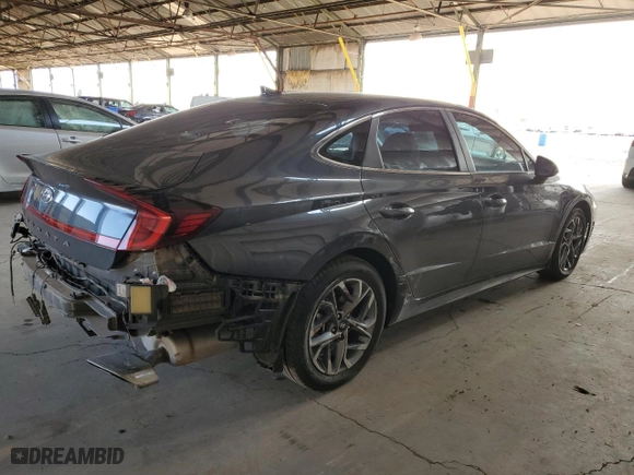 2020 Hyundai Sonata SEL with VIN 5NPEL4JA4LH057627, listed as a Copart auction lot 51504475 with 42,011 mi miles and Salvage Title. Bid and sale history available at carsss.com. Image 3.