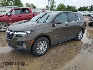 2024 Chevrolet Equinox LT with VIN 3GNAXKEG8RL154092, listed as a Copart auction lot 61551785 with 5,196 mi miles and Clean title. Bid and sale history available at DreamBid. Image 1.
