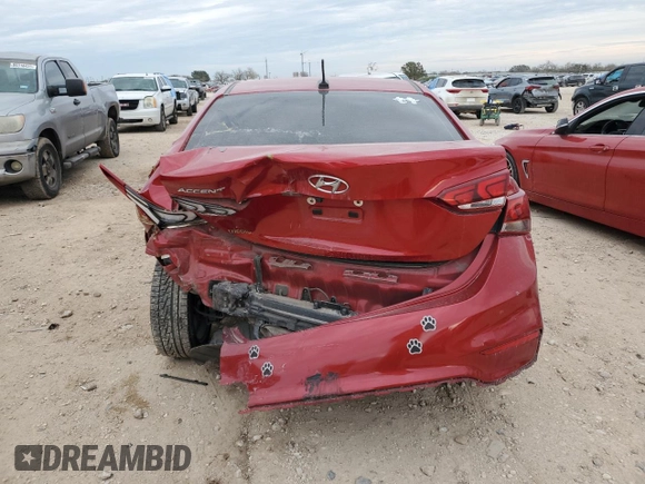 2019 Hyundai Accent Limited with VIN 3KPC34A38KE059604, listed as a Copart auction lot 88105975 with 0 mi miles and Clean Title. Bid and sale history available at carsss.com. Image 6.