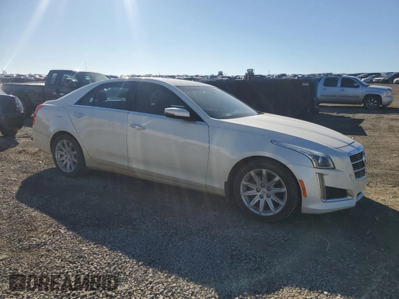 2014 Cadillac CTS Sedan RWD with VIN 1G6AP5SXXE0162218, listed as a Copart auction lot 46192085 with 119,249 mi miles and Salvage Title. Bid and sale history available at carsss.com. Image 4.
