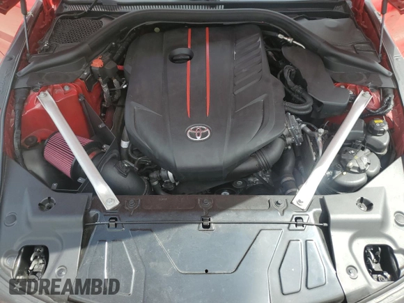2021 Toyota GR Supra 3.0 with VIN WZ1DB0C06MW034973, listed as a Copart auction lot 59901174 with 0 mi miles and Salvage Title. Bid and sale history available at carsss.com. Image 11.
