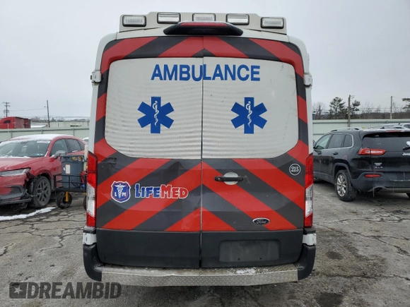 2021 Ford Transit with VIN 1FDBR1CG7MKB02589, listed as a Copart auction lot 88372545 with Not provided miles and Salvage title. Bid and sale history available at DreamBid. Image 6.