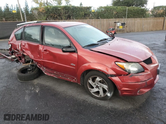 2003 Pontiac Vibe with VIN 5Y2SL62873Z447804, listed as a Copart auction lot 77578574 with 106,135 mi miles and Salvage Title. Bid and sale history available at carsss.com. Image 4.