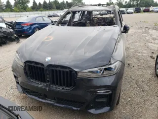 2022 BMW X7 M50i with VIN 5UXCX6C01N9K20496, listed as a Copart auction lot 57682904 with 0 mi miles and Non Repairable. Bid and sale history available at carsss.com. Image 5.